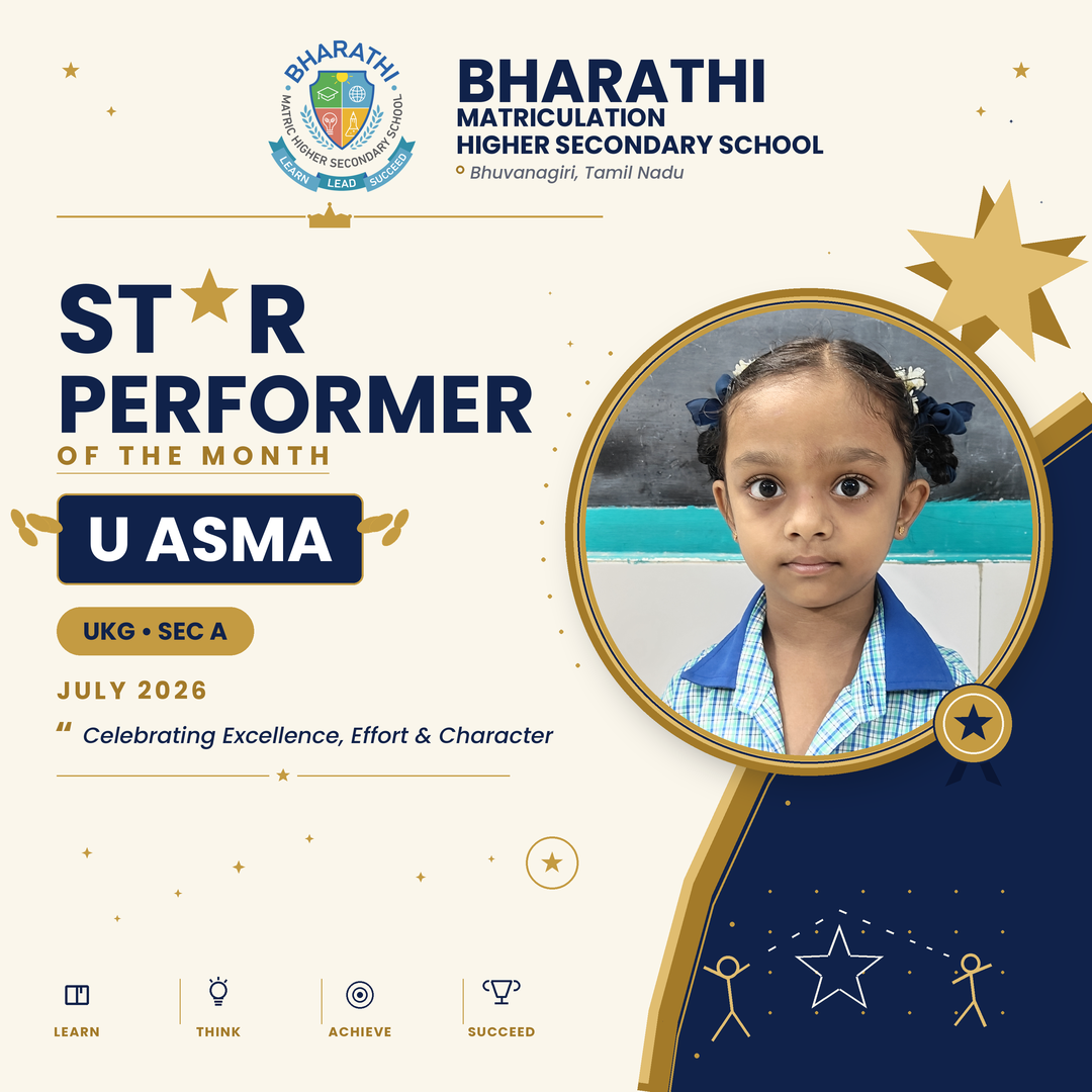 U Asma UKG, Star Performer for July 2026