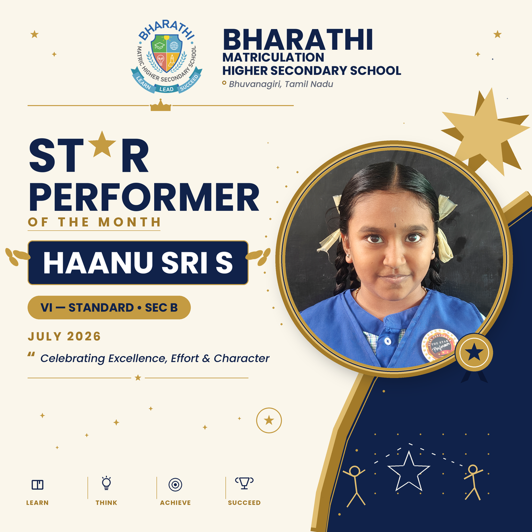 Haanu Sri S VI, Star Performer for July 2026