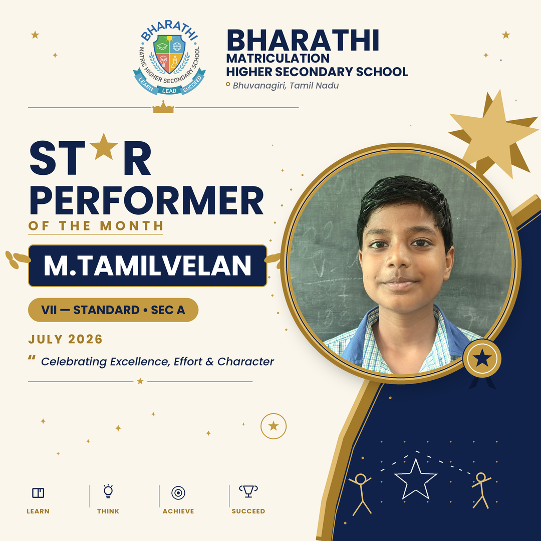 M Tamilvelan VII, Star Performer for July 2026