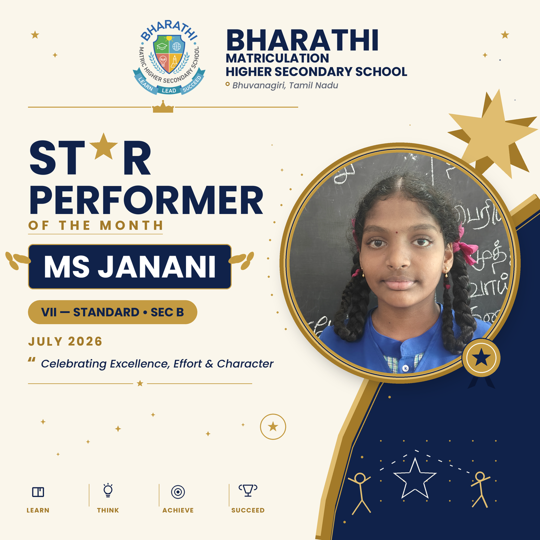 Ms Janani VII, Star Performer for July 2026