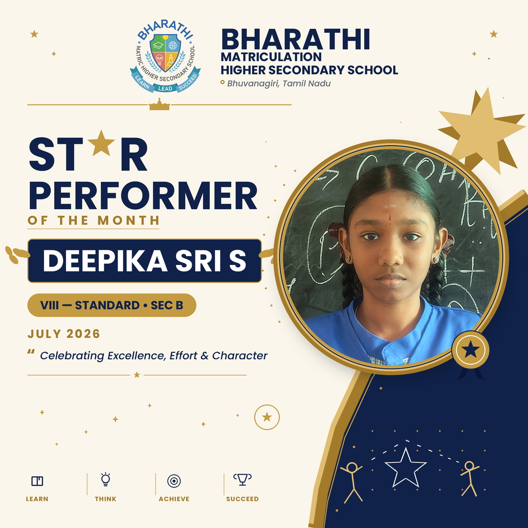Deepika Sri S VIII, Star Performer for July 2026